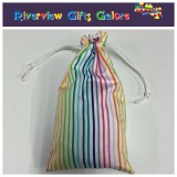 Marble Bag - Stripes on White (marbles sold separately) Marble Bag - Stripes on White (marbles sold separately)
